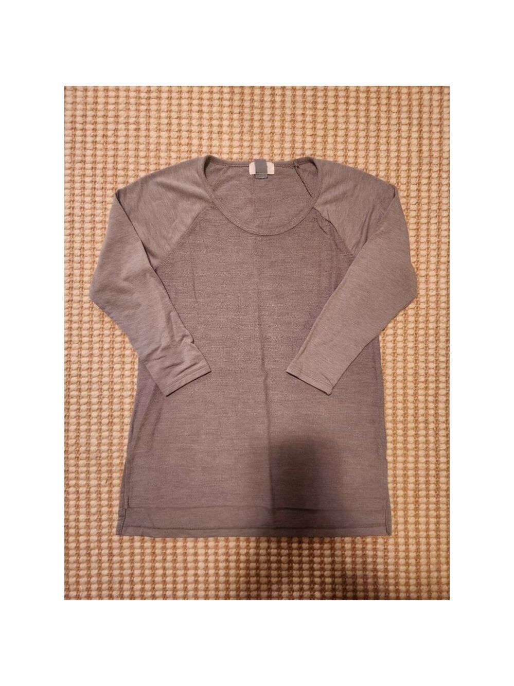 Women's Old Navy Gray Long Sleeve Baseball Tee Petite XS